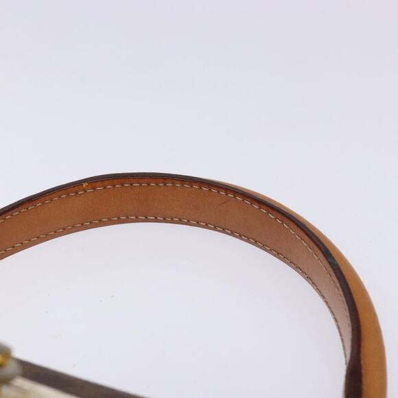 CELINE Macadam Canvas Hand Bag Pvc Leather Brown Gold - Picture 8 of 13